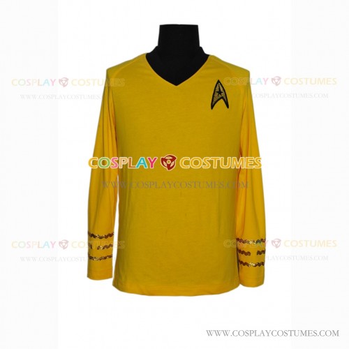 Captain Kirk Costume for Star Trek Cosplay Shirt