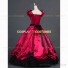 Gothic Lolita Dress Princess Ball Gown Red Black Formal Gown