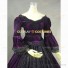 High Quality Reenactment Gothic Purple Velvet Lace Lolita Dress