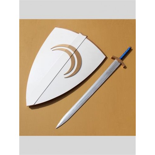 RWBY Jaune Arc Crocea Mors Shield and Sword PVC Cosplay Prop