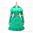 Classic Victorian Gothic Cape Coat Reenactment Green Dress