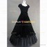 Southern Belle Fantasy Velvet Ball Gown Dress Black