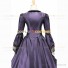 Victorian Punk Lolita Pagoda Sleeves Ball Gown Light Purple Dress