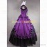 Antique Victorian Fairytale Gown Fancy Dress Stage Dress Purple