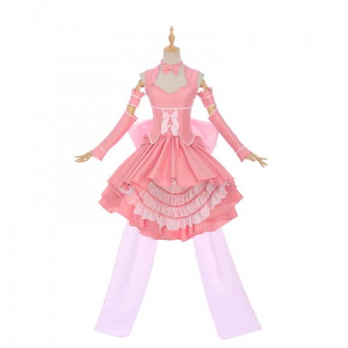 Chobits Chi Pink Dress Cosplay Costume