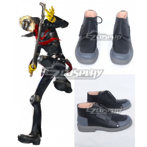 Persona 5 Skull Ryuji Sakamoto Black Cosplay Shoes