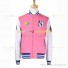 Unisex NagisaHazuki Baseball Jacket from Free! Iwatobi Swim Club Pink