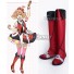 Macross Delta Macross Δ Freyja Wion Red Shoes Cosplay Boots