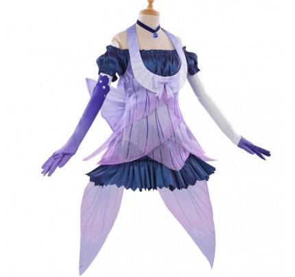 Cardcaptor Sakura Sakura Kinomoto Blue Dress Cosplay Costume