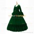 Southern Belle Retro Gothic Lolita Falbala Evening Ball Gown Green Dress