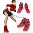 Persona 5: Dancing Star Night Ann Takamaki Red Cosplay Shoes