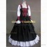 Faire Renaissance Medieval Pirate Wench Plaid Ball Gown Dress Theater Costume