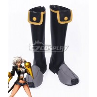 Blazblue: Chronophantasma Bullet Black Shoes Cosplay Boots