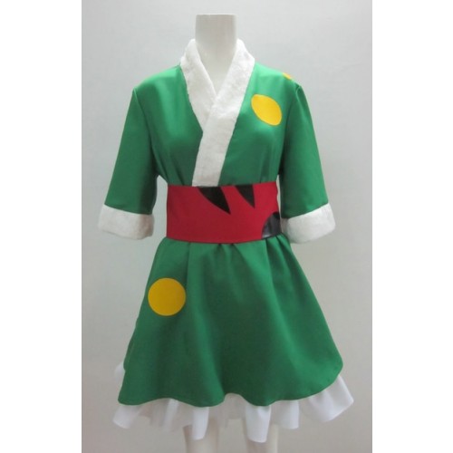 K ON Tsumugi Kotobuki Green Kimono Cosplay Costume