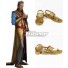 Marvel Thor: Ragnarok Grandmaster Golden Cosplay Shoes