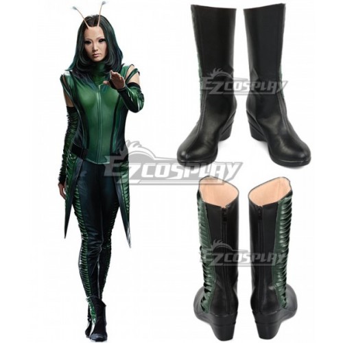 Marvel Guardians of the Galaxy Vol. 2 Mantis Black Shoes Cosplay Boots