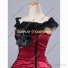 Southern Belle Civil War Formal Reenactment Stage Dress Costume Wine