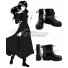 Hellsing Yumie Takagi Black Shoes Cosplay Boots