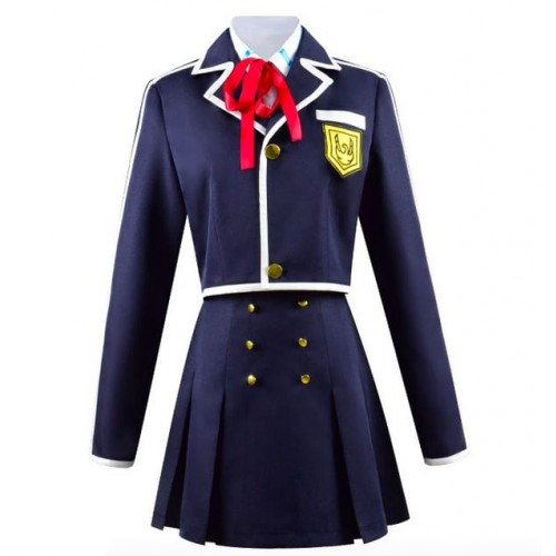 Sword Art Online Asuna Yuuki School Uniform Cosplay Costume