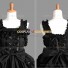 Gothic Lolita Black Dress Ladies Fantasy Tiered Dress Punk Lolita