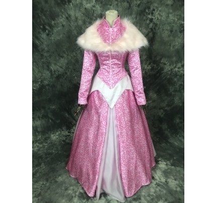 Sleeping Beauty Princess Aurora Pink Cosplay Costume