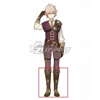 Fire Emblem Echoes: Shadows Of Valentia Kliff Brown Shoes Cosplay Boots