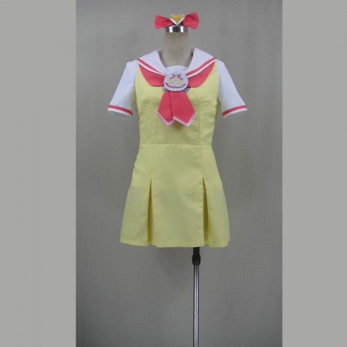 Pretty Rhythm All Star Selection Lala Manaka School Uniform Cosplay Costume