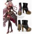 SINoALICE Cinderella Gunner Black Shoes Cosplay Boots