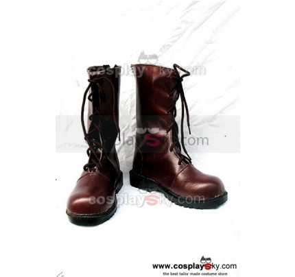 Vampire Knight kuran Yuuki Cosplay Boots Red Brown