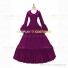 Southern Belle Retro Gothic Lolita Falbala Evening Ball Gown Rose Dress