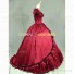 Southern Belle Ball Gown Reenactment Lolita Dress Halloween Costume Red