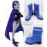 DC Teen Titans Season Raven Pride Rachel Roth Blue Shoes Cosplay Boots