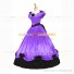 Civil War Southern Belle Lolita Victorian Theater Light Purple Long Ball Gown Dress