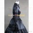 Gothic Steampunk Medieval Fantasy Theatrical Premium Quality Costume Dress Black