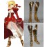 Fate EXTRA Last Encore Nero Claudius Caesar Augustus Germanicus Red Saber Golden Shoes Cosplay Boots