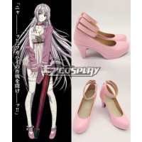 K Return Of Kings Neco Dress Pink Cosplay Shoes