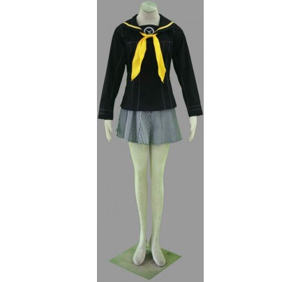 Persona 4 Chie Satonaka Girl School Uniform Cosplay Costume
