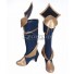 Magical Girl Raising Project La Pucelle Souta Kishibe Deep Blue Shoes Cosplay Boots