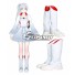 RWBY White Weiss Schnee Flat Shoes Cosplay Boots