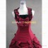 Victorian Southern Belle Little Women Ball Gown Prom Dress Wine