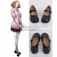 Persona 5 Haru Okumura Cosplay Black Shoes