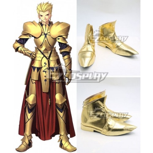 Fate Stay Night Fate Grand Order Gilgamesh Golden Cosplay Shoes