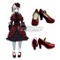 K Anna Kushina Red Cosplay Shoes