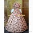 Alice in Wonderland Fancy Dress Floral Print Ball Gown Ladies Dress