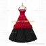 Reenactment Gothic Lolita Civil War Victorian Ball Gown Red Dress