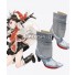 Kantai Collection Sendai Class Light Cruiser Naka Kai Silver Shoes Cosplay Boots