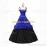 Reenactment Gothic Lolita Civil War Victorian Ball Gown Blue Dress