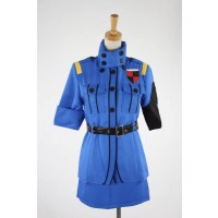 Hellsing Seras Victoria Cosplay Costume Blue