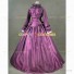 High Quality Victorian Style Queen Royal Lady Fantasy Dress Theater Reenactment Costume Dark Mauve