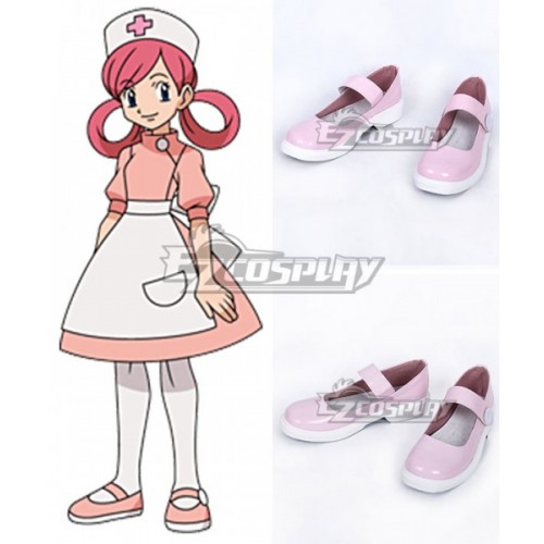 Pokémon Nurse Joy Pink Cosplay Shoes